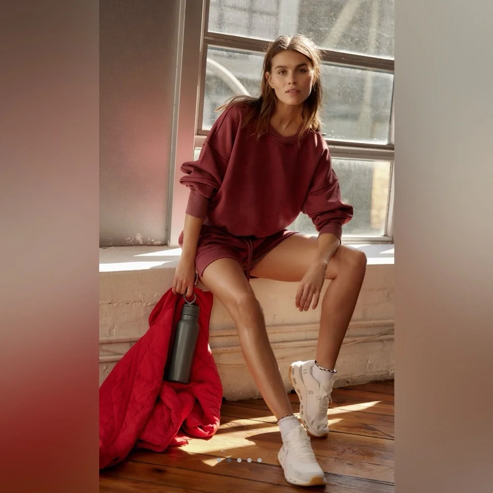 Hold ISF Free People Movement XS Sprint to the Finish Set in Mahogany Red - Picture 5 of 7